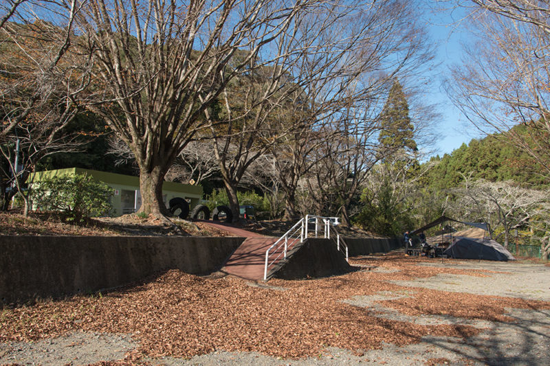 浜松市滝沢キャンプ場（サイト北側）