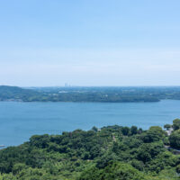 奥浜名湖展望公園展望台からの風景